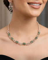 Mystic Emerald Bridal Set Combo
