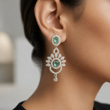 Mint Green Monarch Drop Earrings