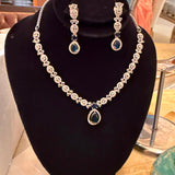 Timeless Pearl & Diamond Drop Set