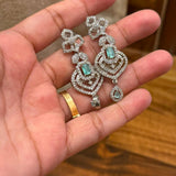 Victorian Emerald Cascade Earrings