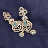 Victorian Emerald Cascade Earrings