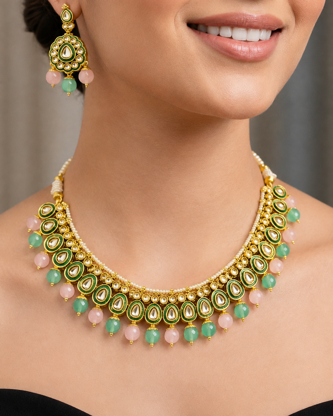 Royal Heritage Kundan Choker Set