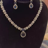 Timeless Pearl & Diamond Drop Set