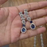 Timeless Pearl & Diamond Drop Set
