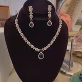 Timeless Pearl & Diamond Drop Set